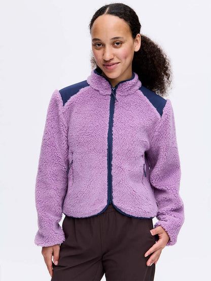 Candy Fleece Jacket Orchid Multi
