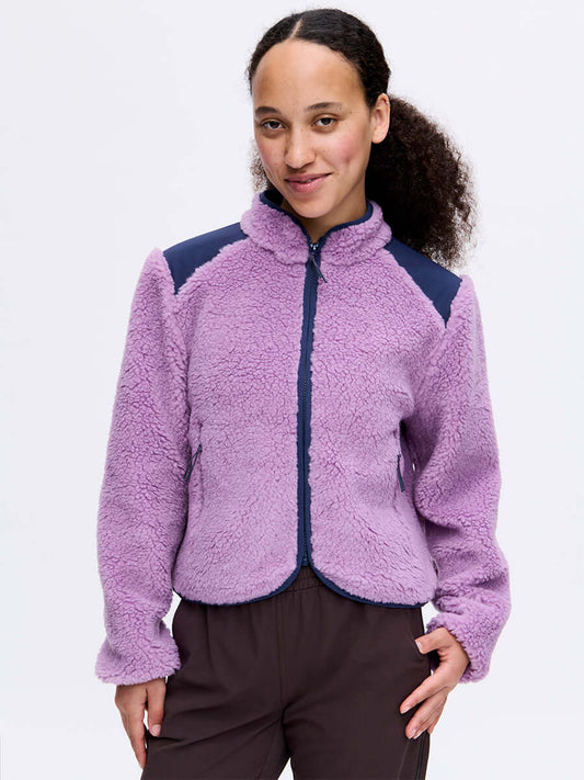 Candy Fleece Jacket Orchid Multi