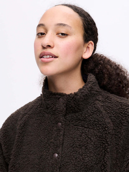 Candy Fleece Snap Jacket Earth