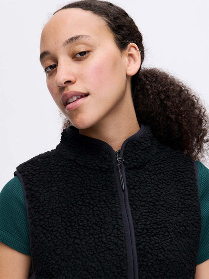 Candy Fleece Vest Black