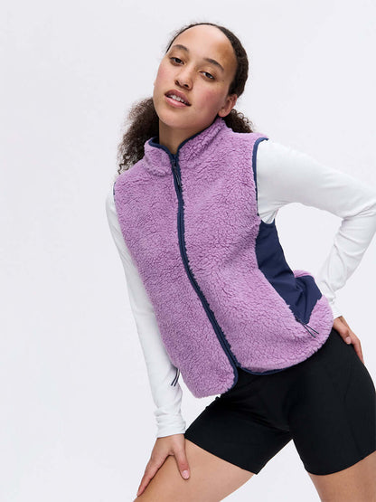 Candy Fleece Vest Orchid Multi