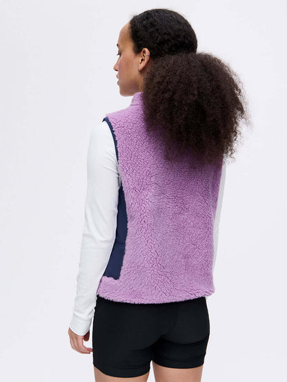 Candy Fleece Vest Orchid Multi