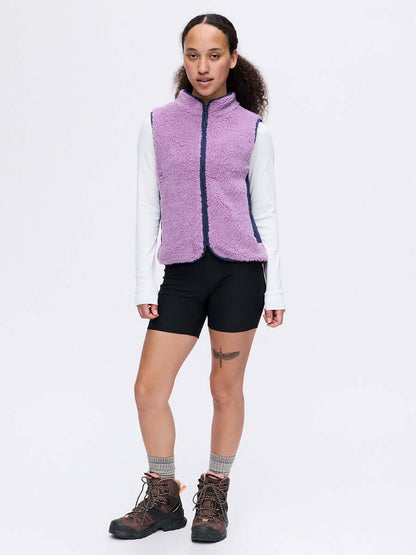 Candy Fleece Vest Orchid Multi