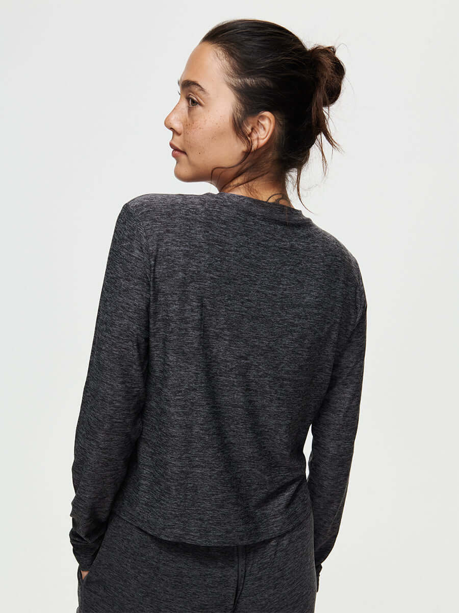 CloudKnit Boxy Longsleeve Charcoal
