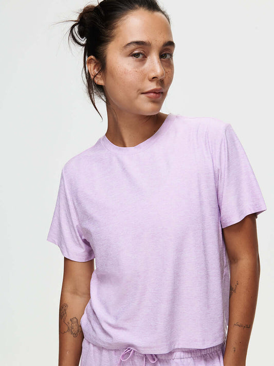 CloudKnit Boxy Shortsleeve Orchid