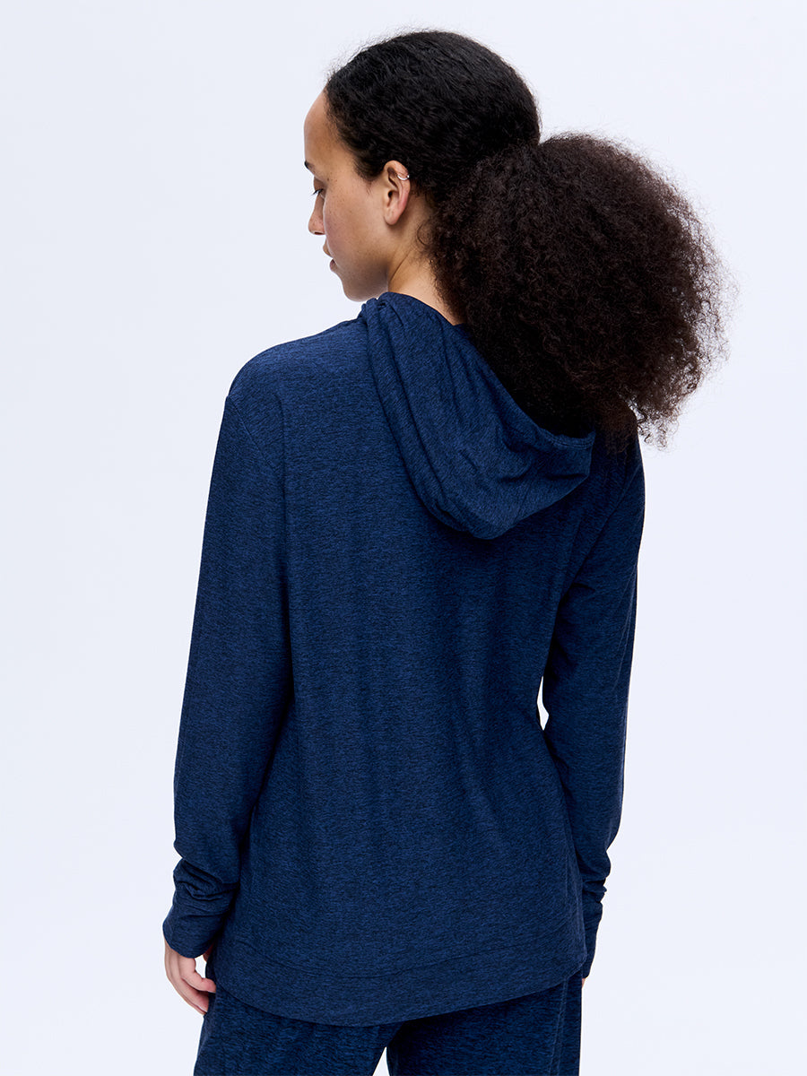 CloudKnit Hoodie Navy