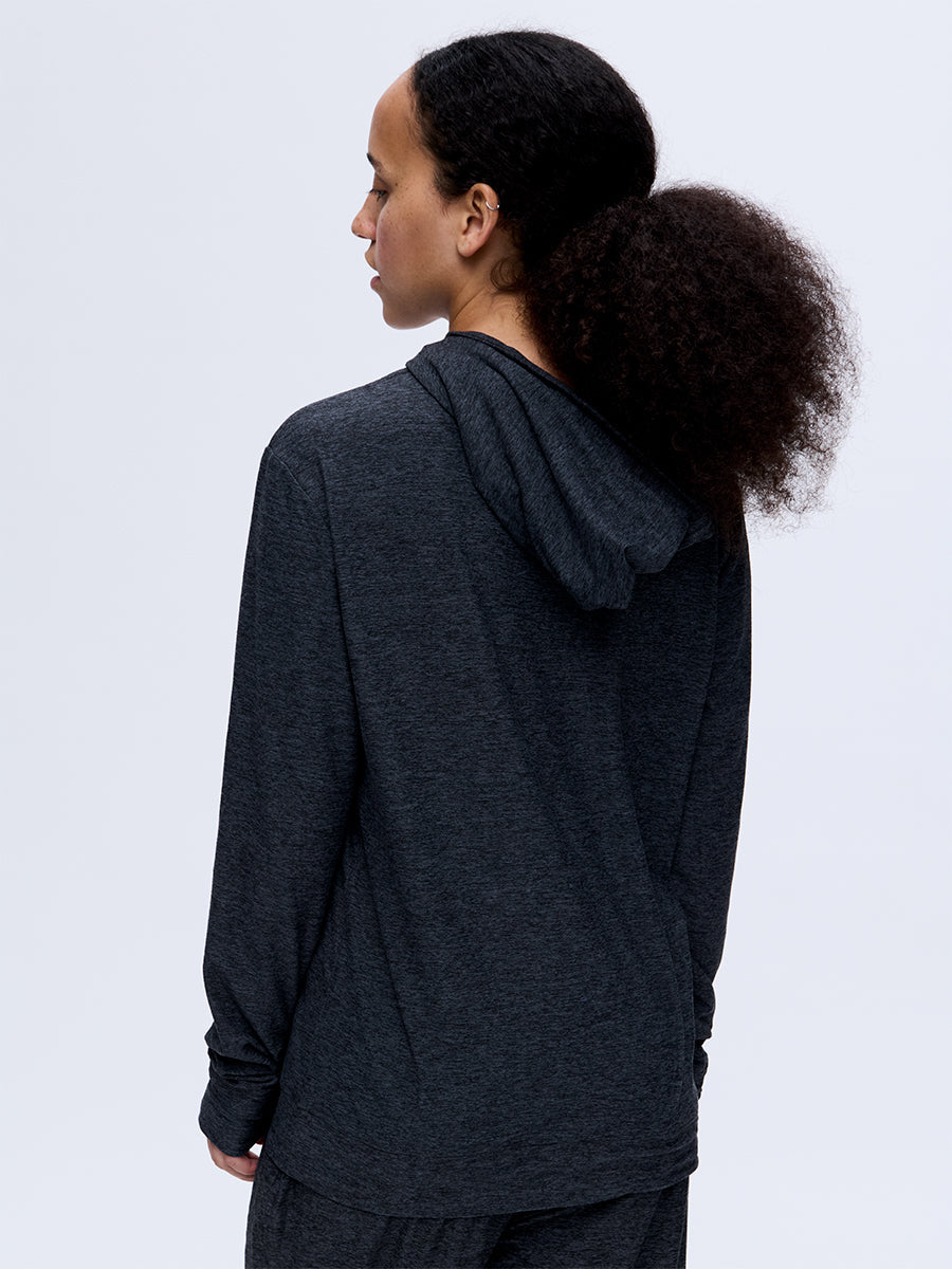 CloudKnit Hoodie Charcoal