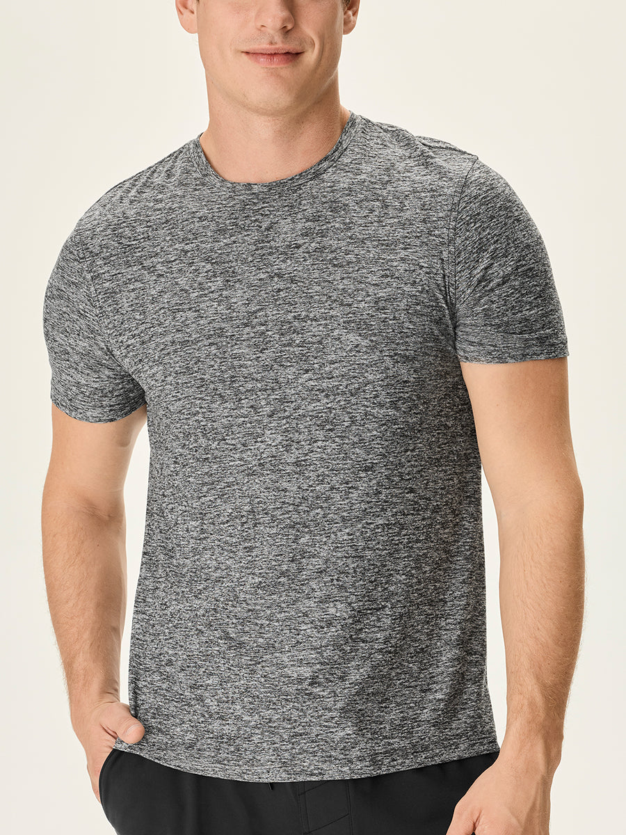 CloudKnit Shortsleeve Heather Grey
