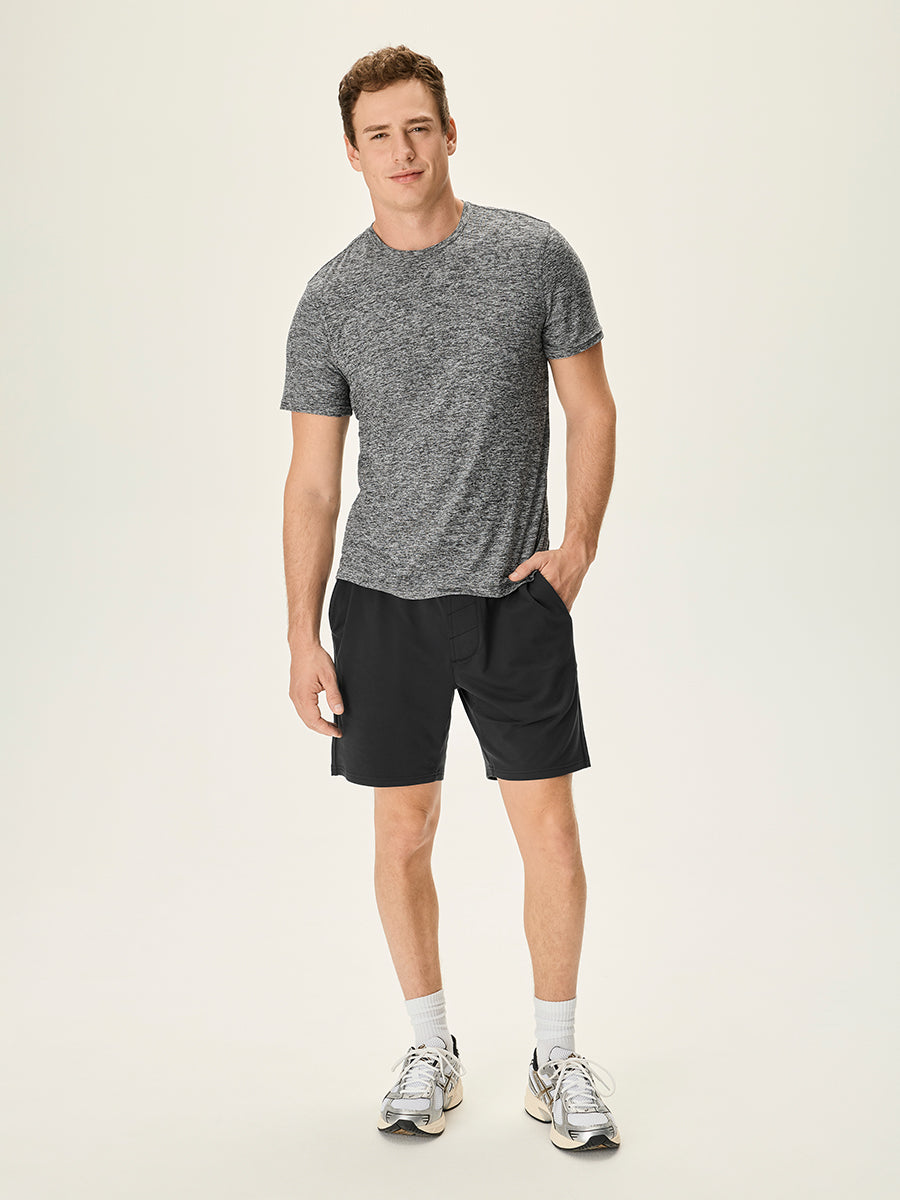 CloudKnit Shortsleeve Heather Grey