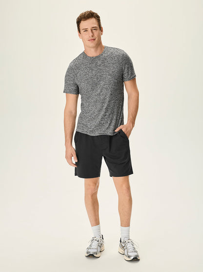 CloudKnit Shortsleeve Heather Grey