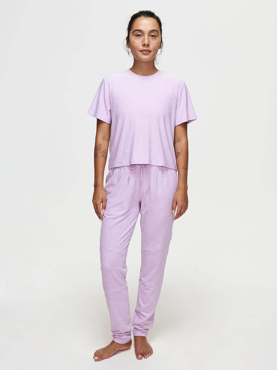 CloudKnit Boxy Shortsleeve Orchid