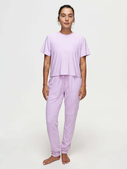 CloudKnit Boxy Shortsleeve Orchid