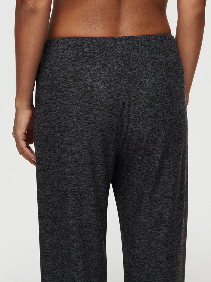 CloudKnit Wide Leg Pant Charcoal
