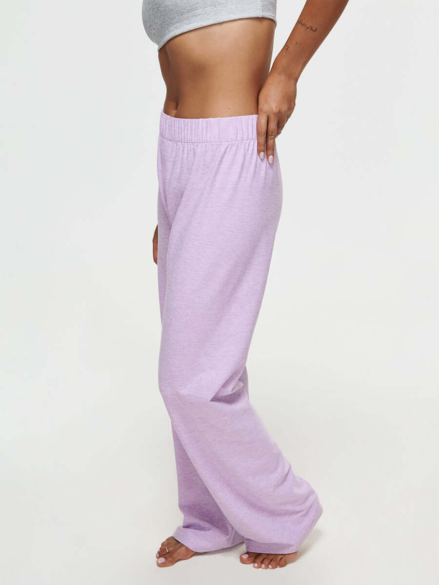 CloudKnit Wide Leg Pant Orchid