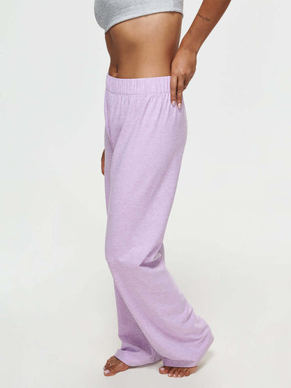 CloudKnit Wide Leg Pant Orchid