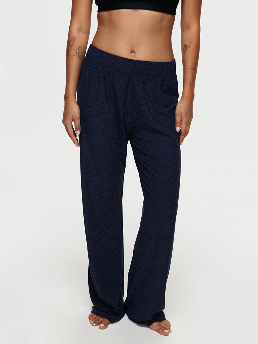 CloudKnit Wide Leg Pant Navy