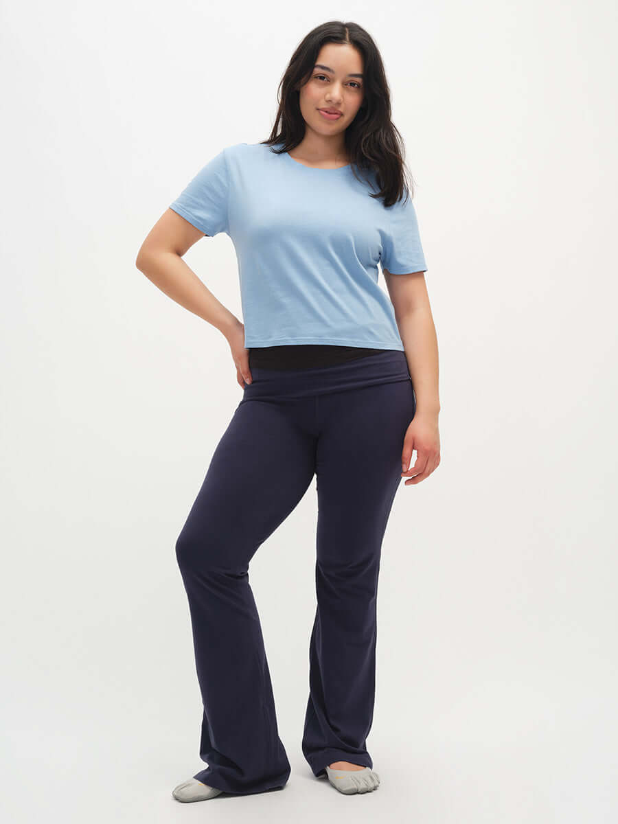 Flared Legging Navy