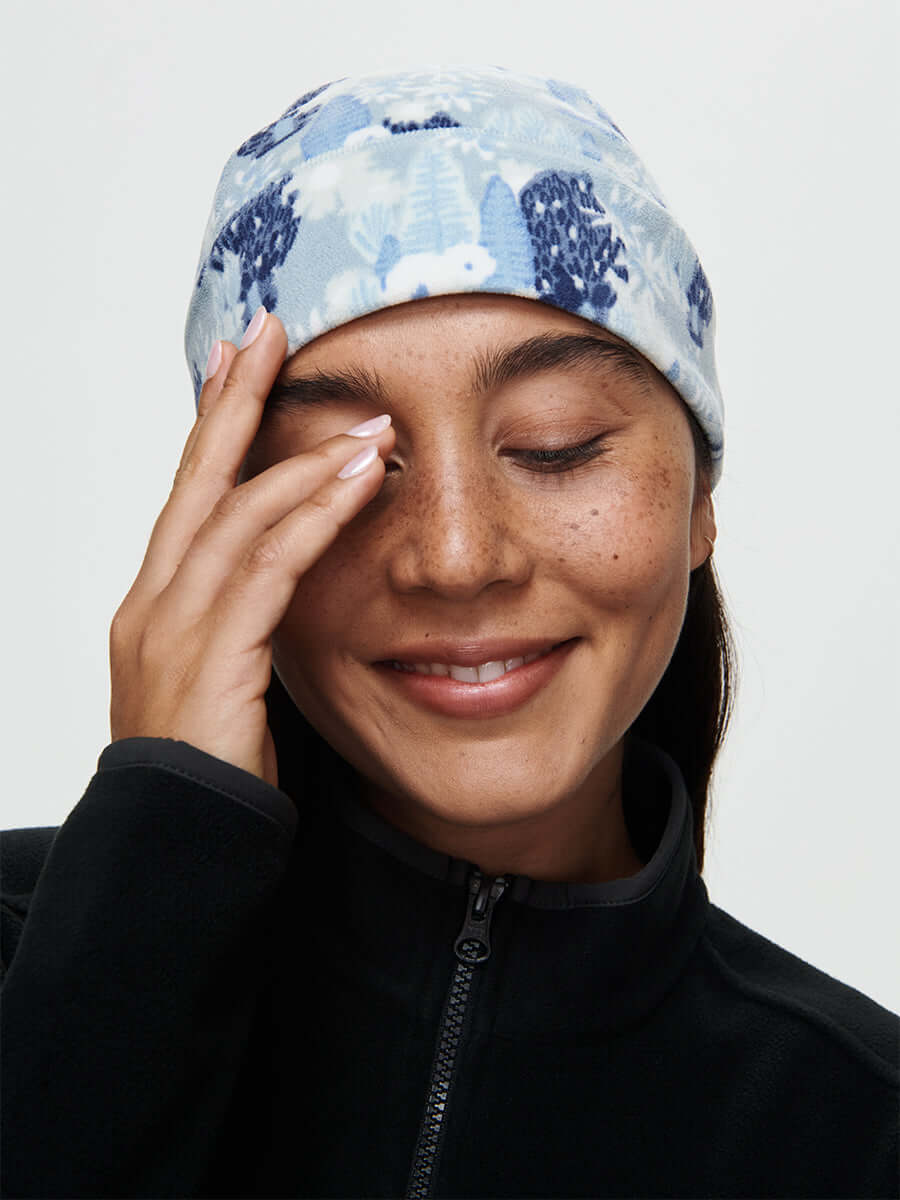Frosted Beanie Mineral Blue