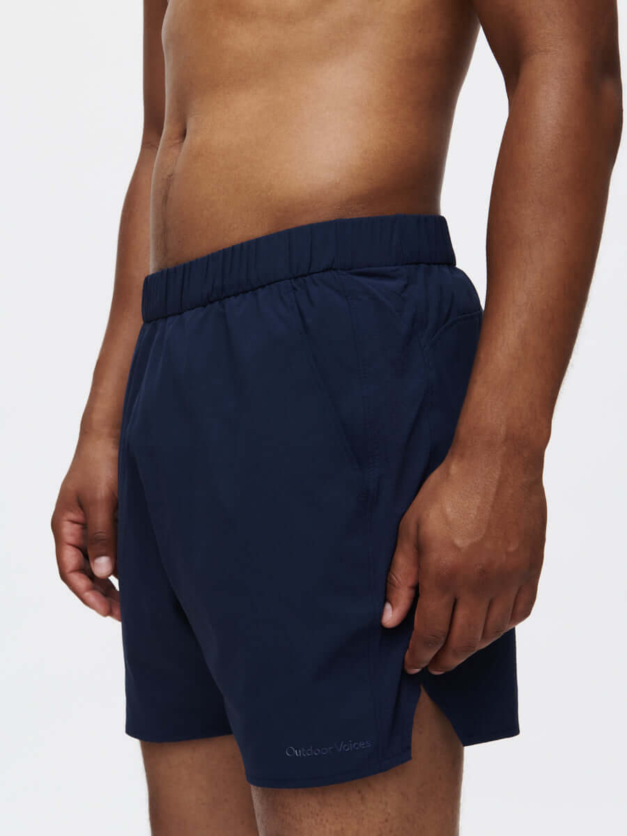 High Stride 5" Short with Pockets Navy