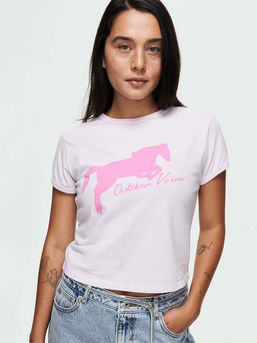 Mustang Tee Orchid Dust