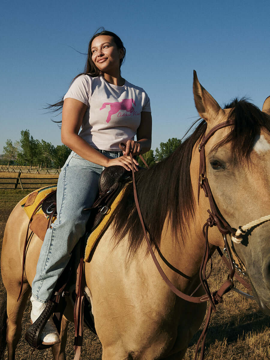 Mustang Tee Orchid Dust