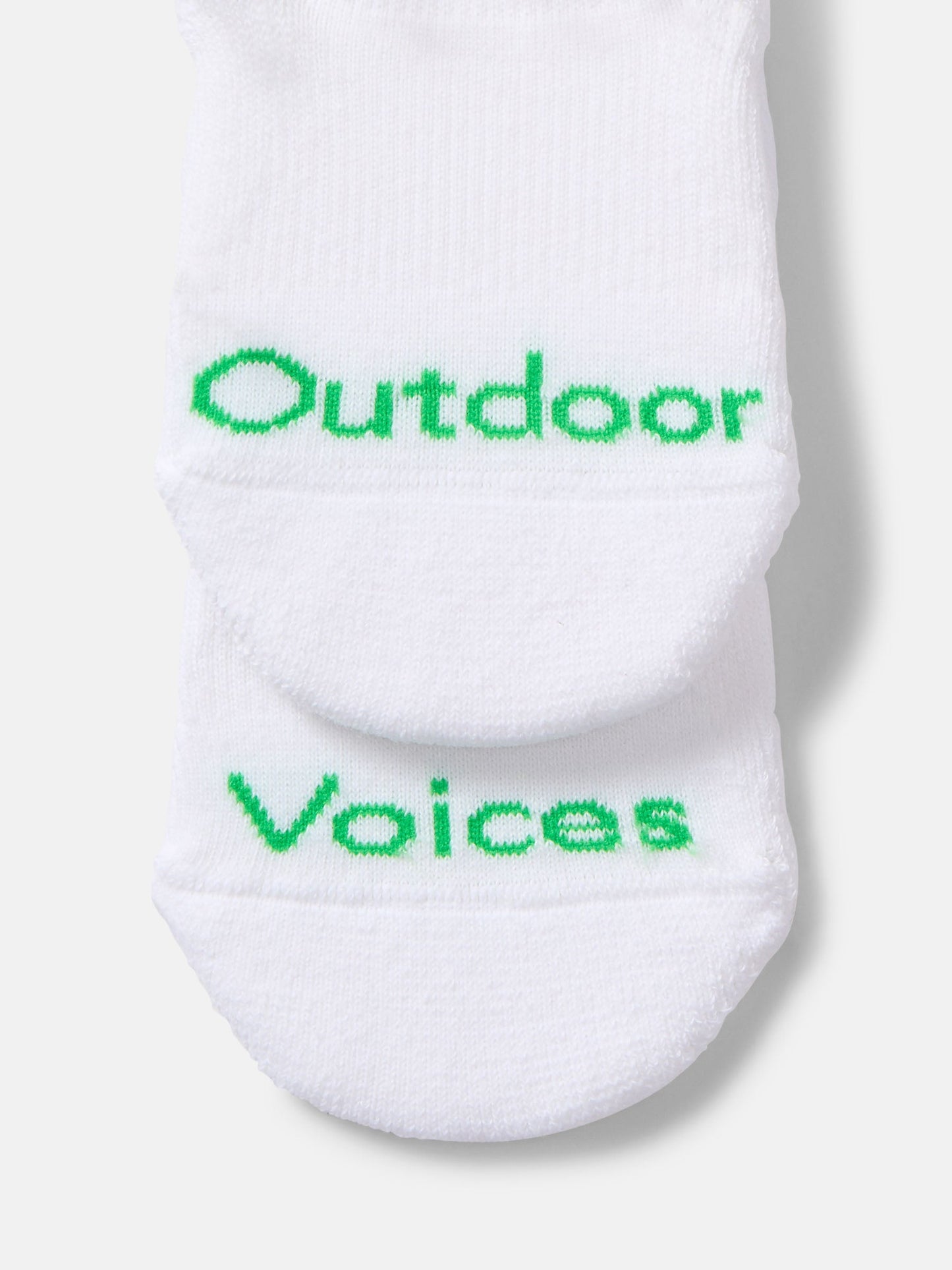OV No Show Sock White/Kiwi