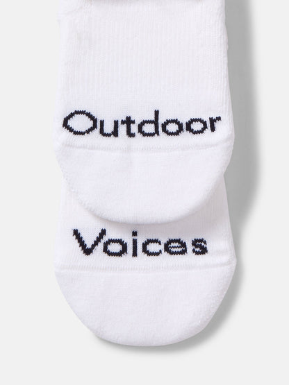 OV No Show Sock White/Navy
