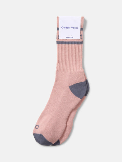OV Club Crew Sock Rose Water