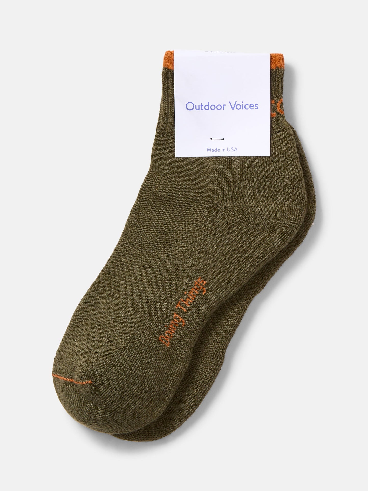 OV Rec Ankle Tipped Sock Tea Tree