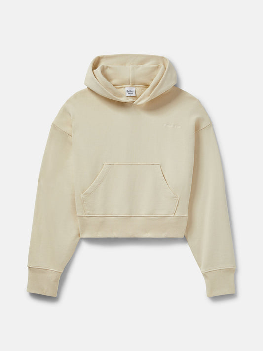 Pickup Organic Cropped Hoodie Canvas