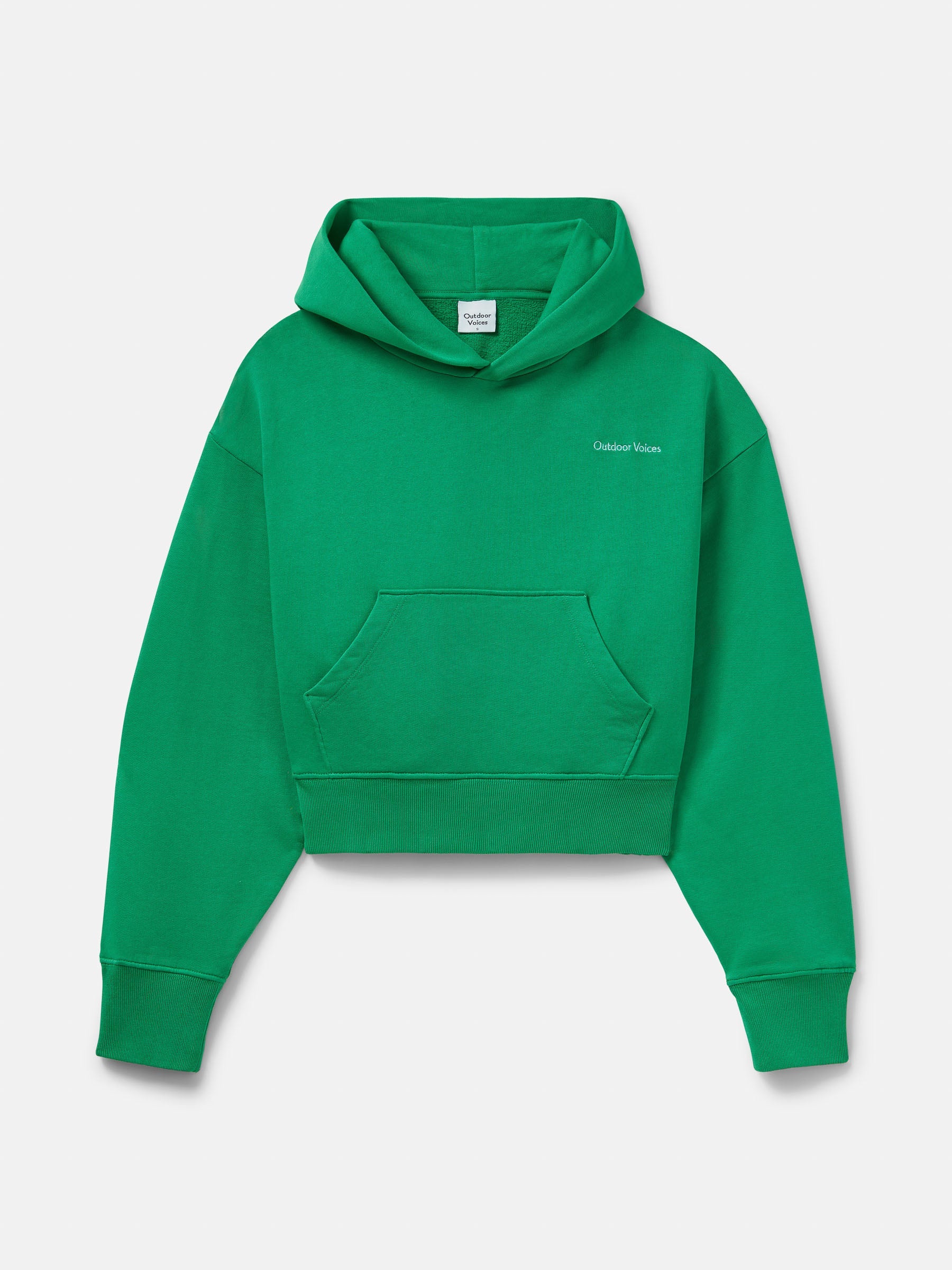 Pickup Organic Cropped Hoodie Kale