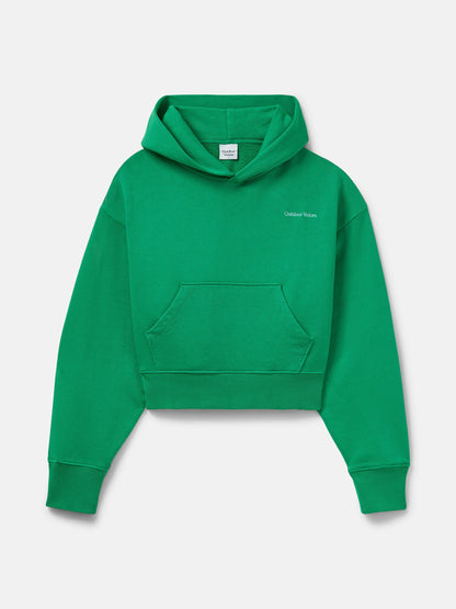 Pickup Organic Cropped Hoodie Kale