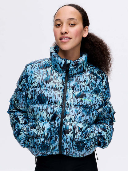 Rainy Floral Puff Mineral Blue