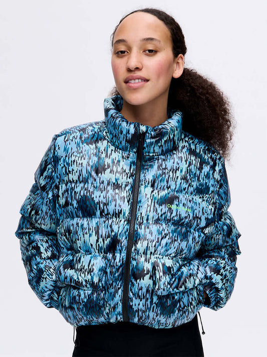 Rainy Floral Puff Mineral Blue