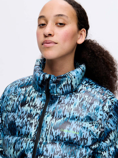 Rainy Floral Puff Mineral Blue