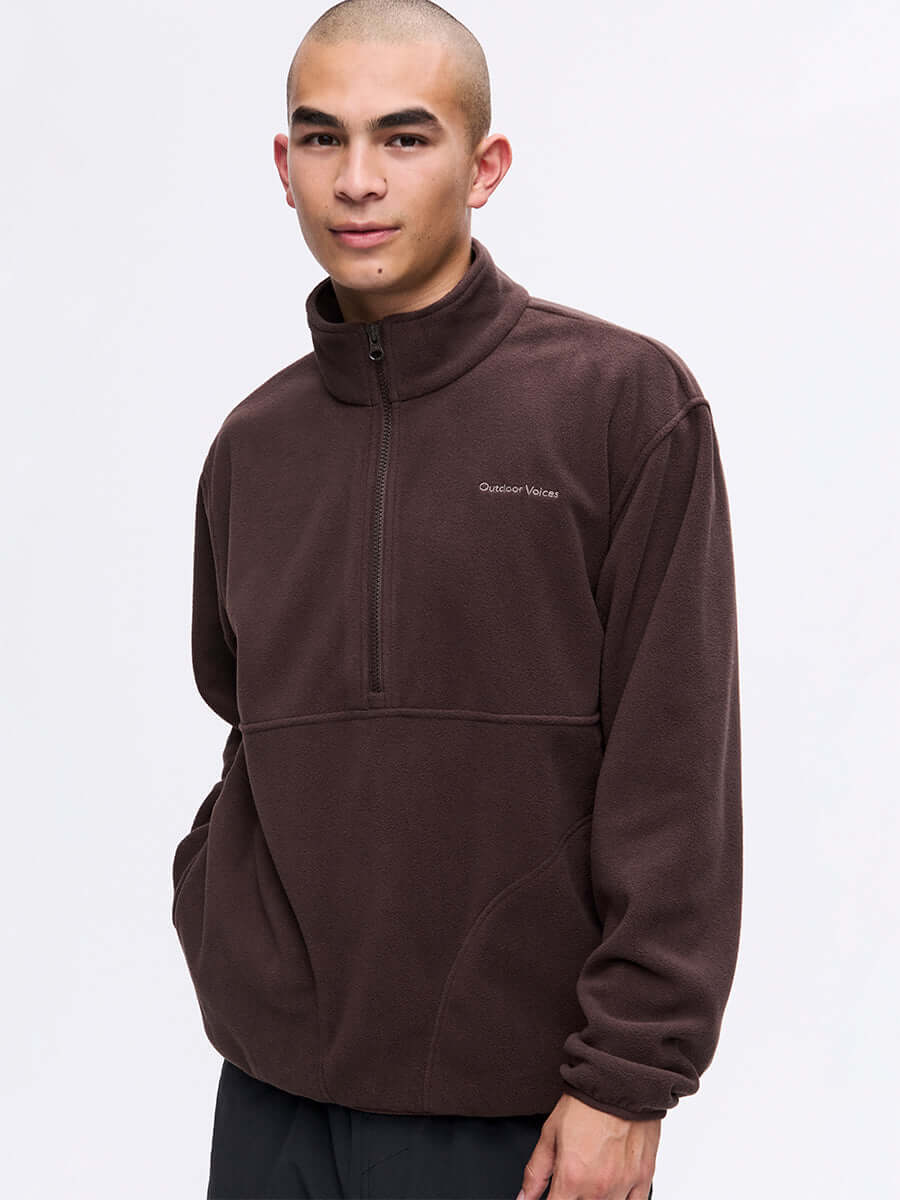 RecFleece 1/2 Zip Soil