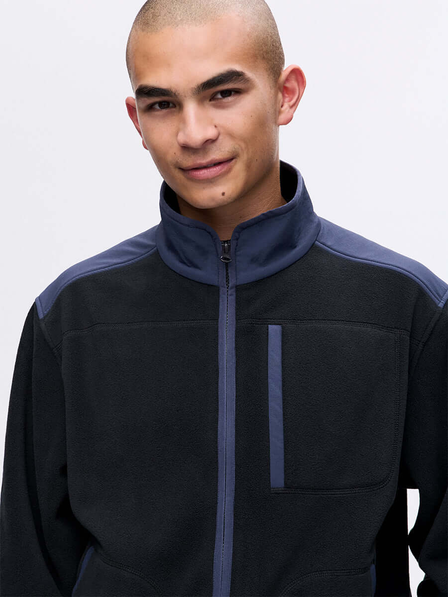 RecFleece Relaxed Full Zip Black