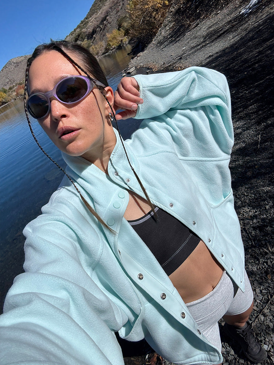 RecFleece Snap Jacket Moonstone