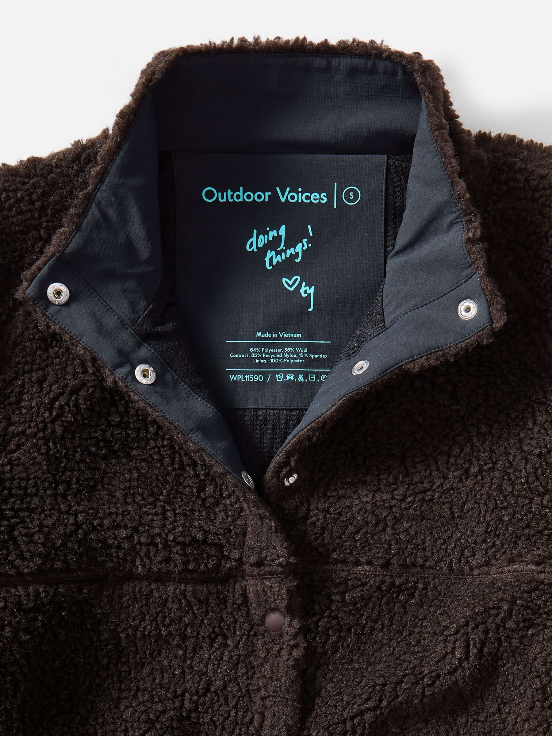 Candy Fleece Snap Jacket Earth