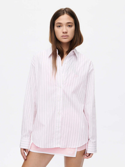 Striped Sun Shirt Guava