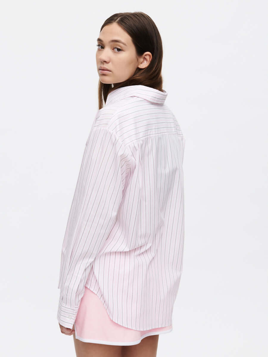 Striped Sun Shirt Guava