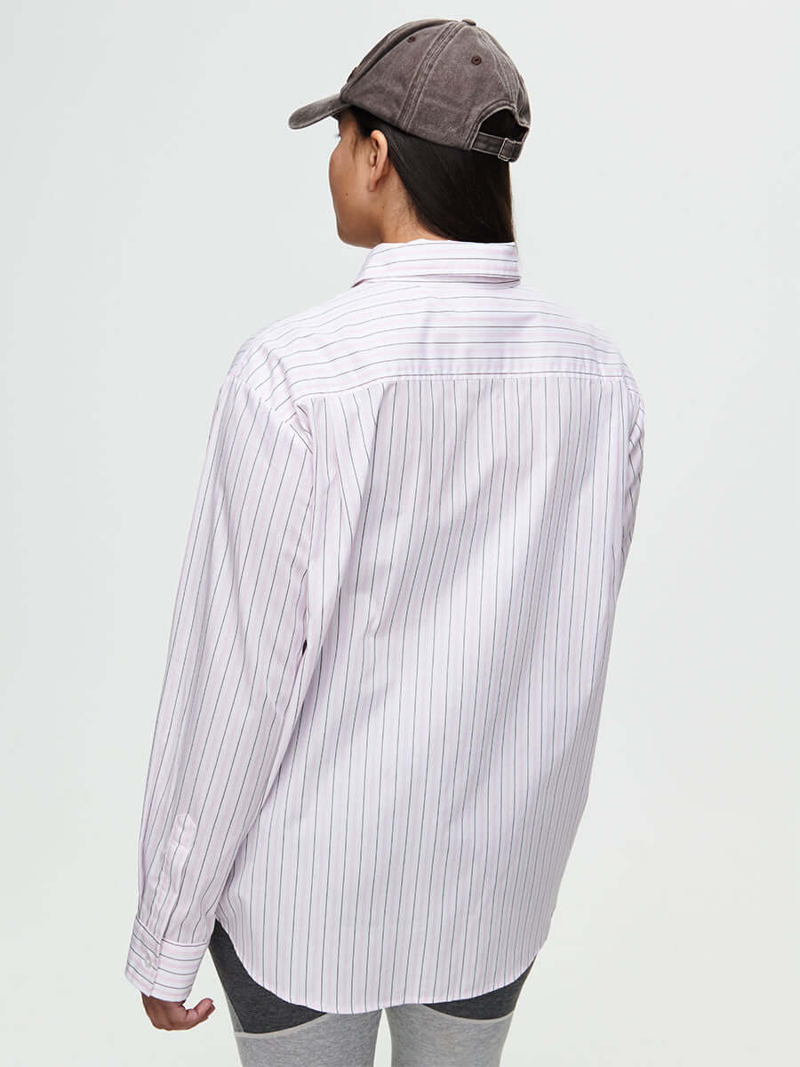Striped Sun Shirt Guava
