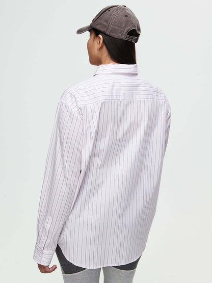 Striped Sun Shirt Guava