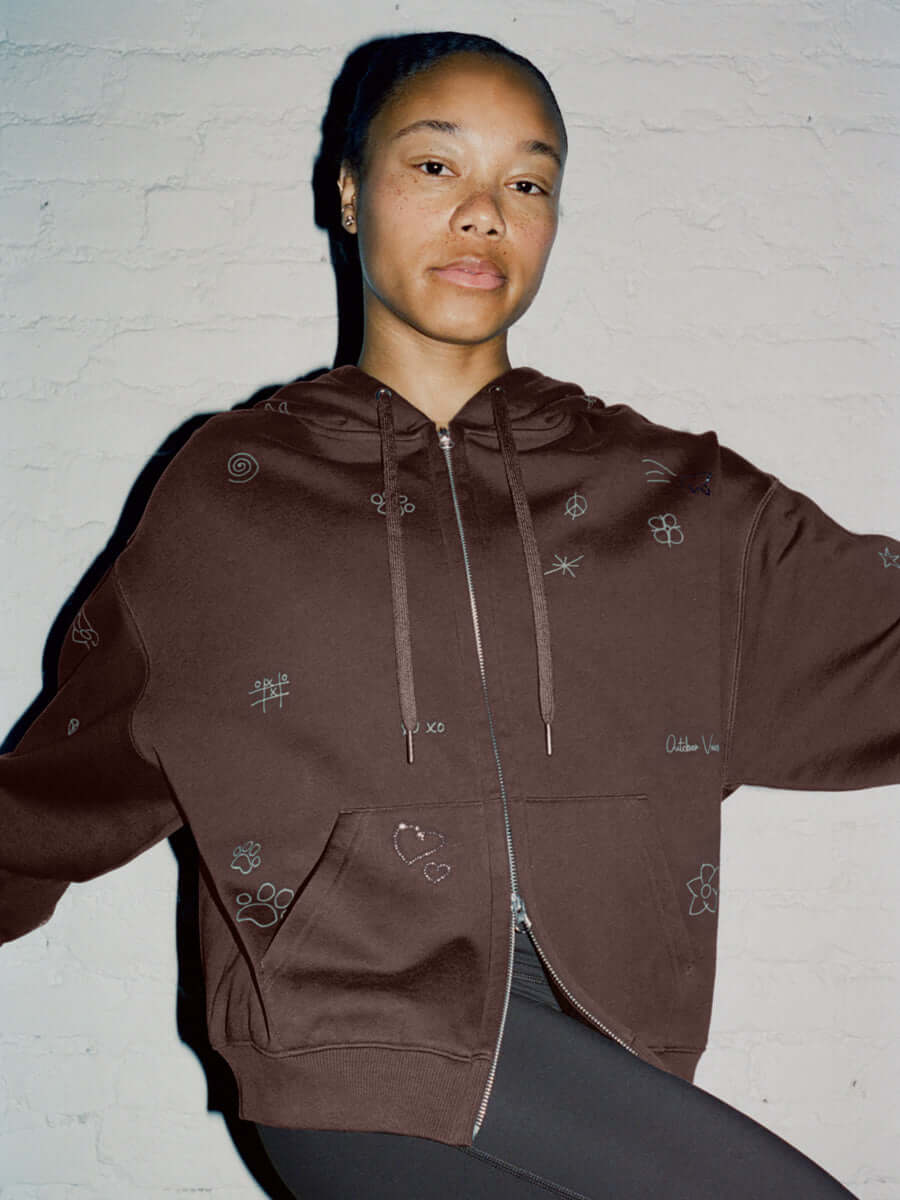 Sunny Hoodie Dark Bay
