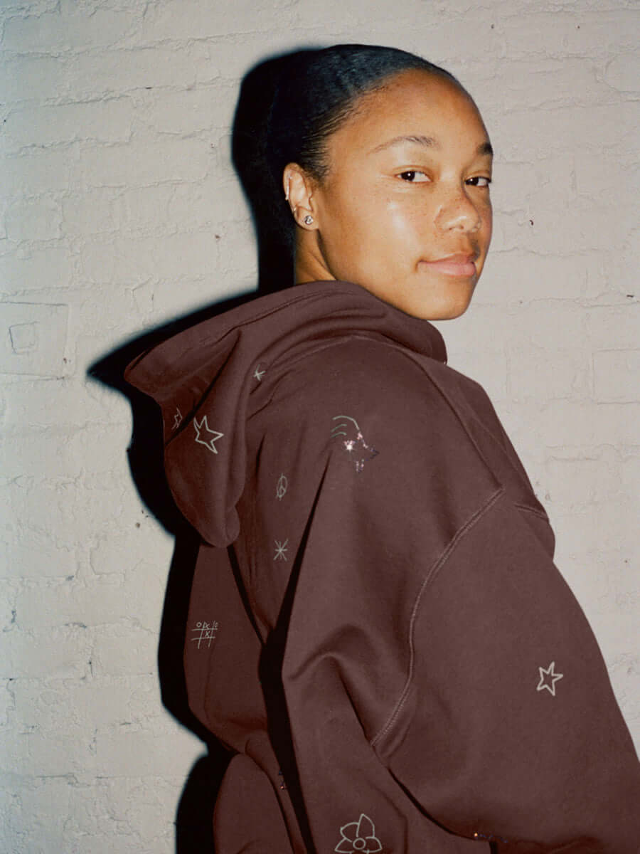 Sunny Hoodie Dark Bay