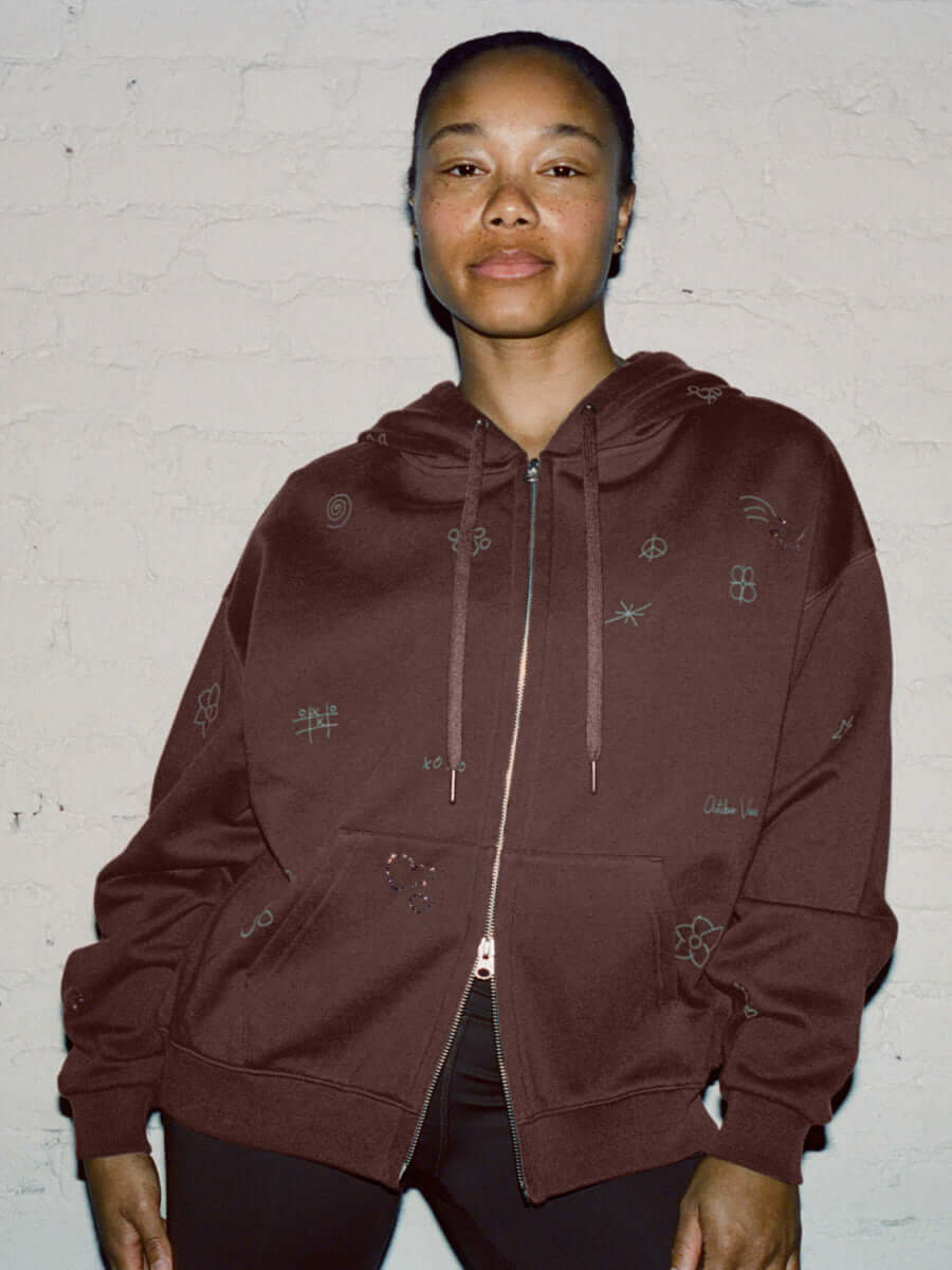 Sunny Hoodie Dark Bay
