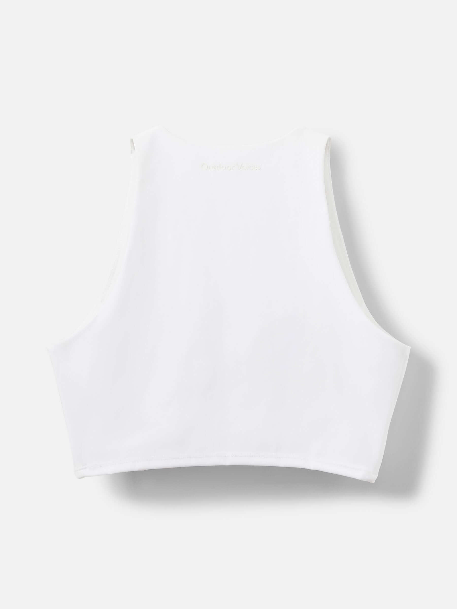 SuperForm Crop Top Bright White