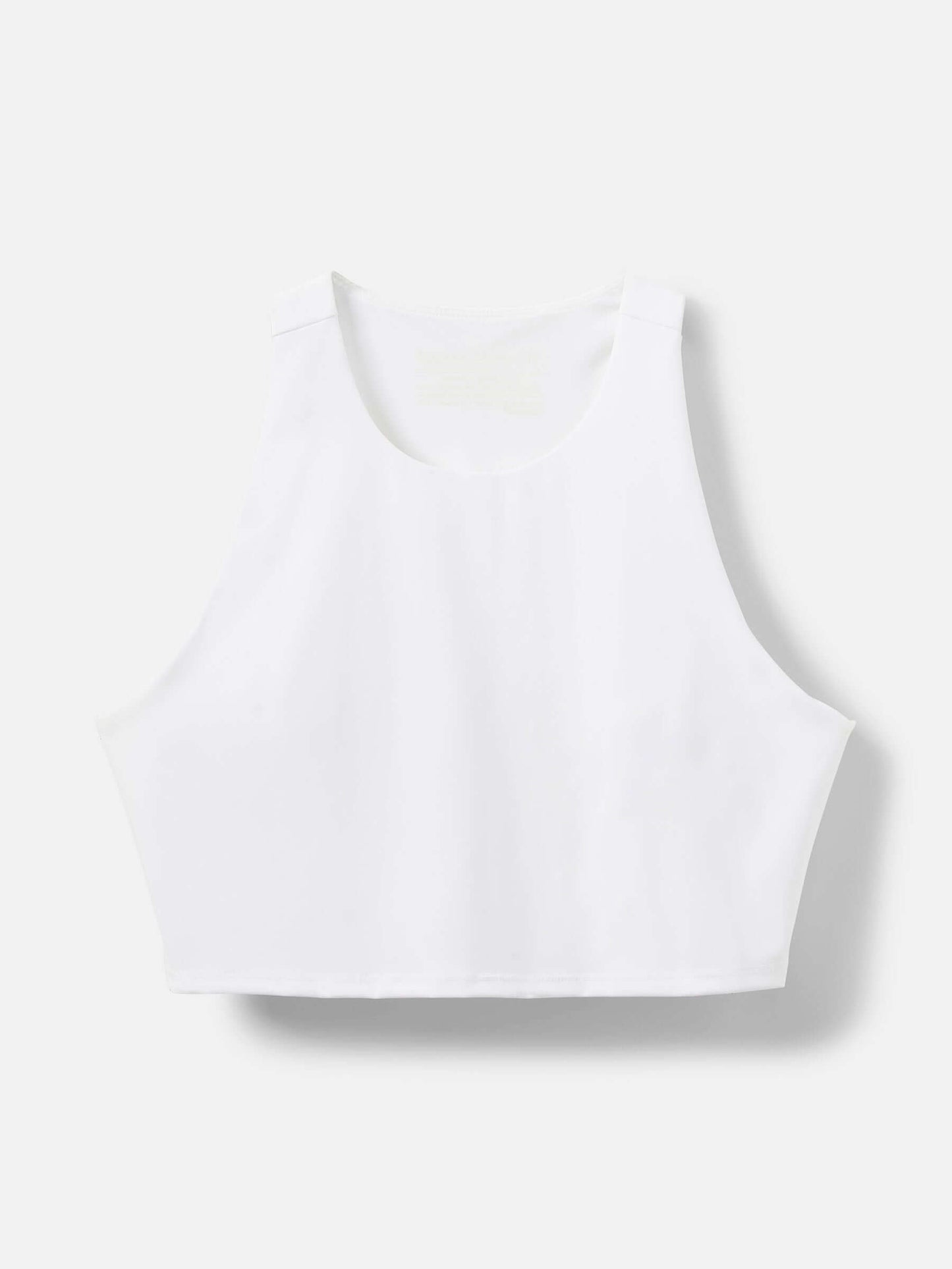 SuperForm Crop Top Bright White