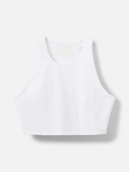 SuperForm Crop Top Bright White
