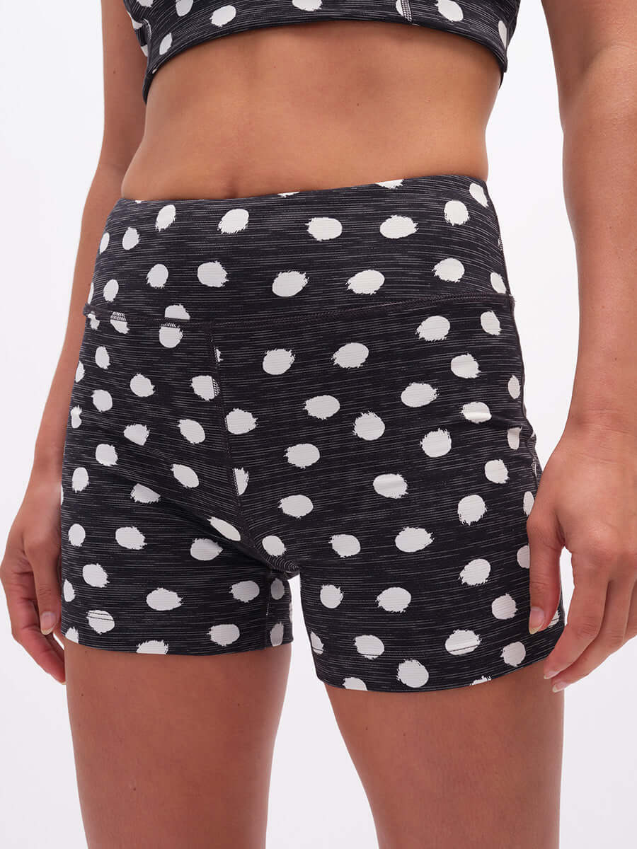 TechSweat 3.5" Short Polka Dot